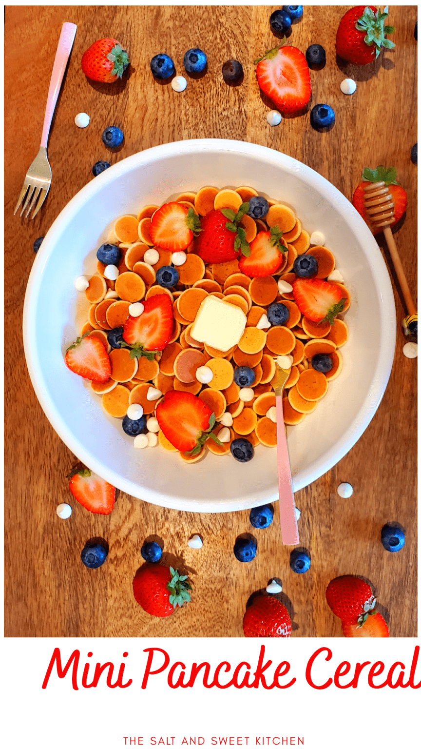 Mini Pancake Cereal The Salt and Sweet Kitchen