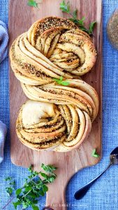 If you are looking for a Zaatar recipe to make a Zaatar bread, you will love this Zaatar Swirl Bread.