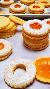 If you are looking for Jam recipes, you will love these jam filled cookies recipe. #sablerecipe