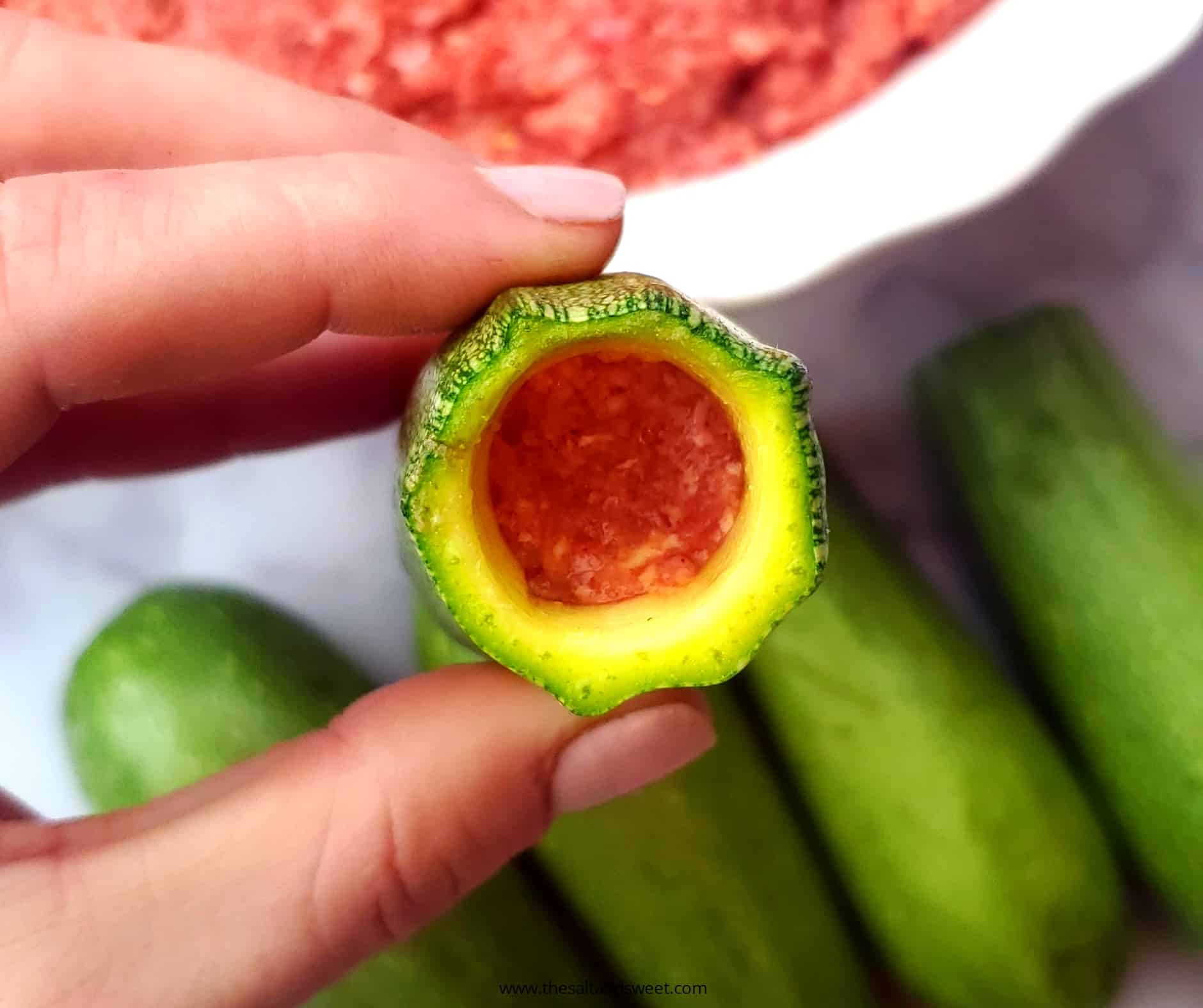 Lebanese Stuffed Zucchini- The Salt and Sweet Kitchen