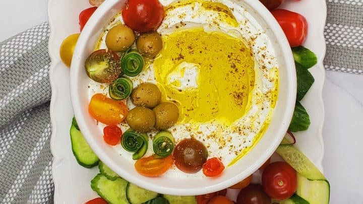 Homemade Labneh Dip Recipe