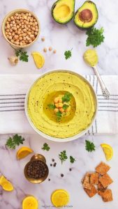Avocado hummus recipe- guacamole hummus