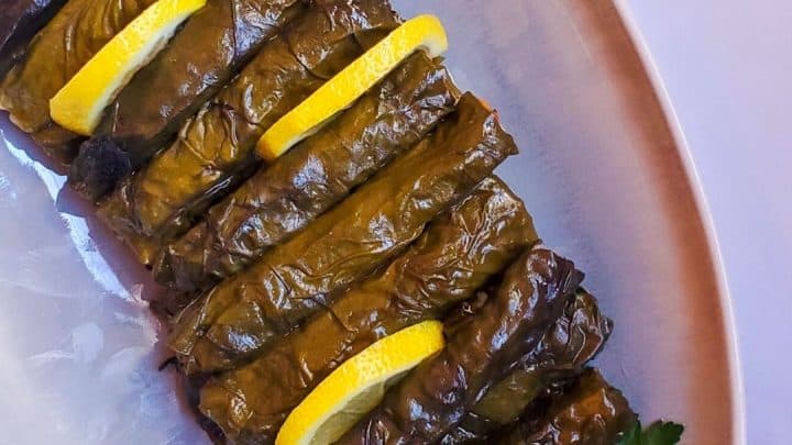 Lebanese Stuffed Swiss Chard Rolls-image