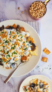 Lebanese fatteh recipe- fatteh eggplant- Lebanese eggplant fatteh