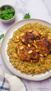 Freekeh with chicken recipe