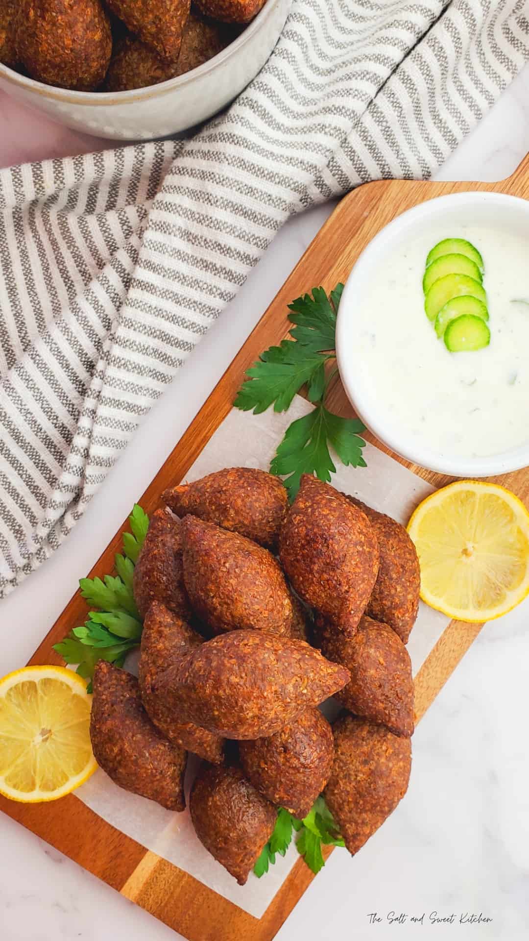 Lebanese Kibbeh Balls The Salt and Sweet Kitchen