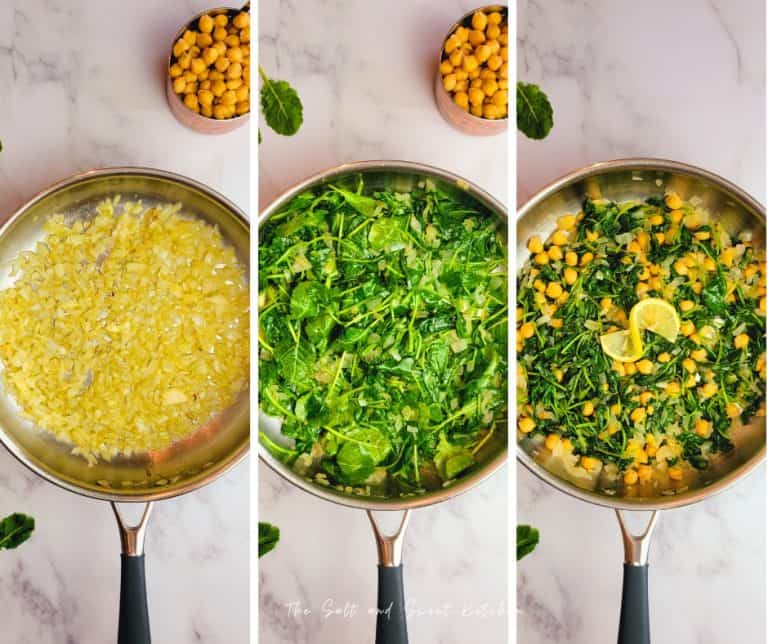 Sautéed Kale and Chickpeas The Salt and Sweet Kitchen