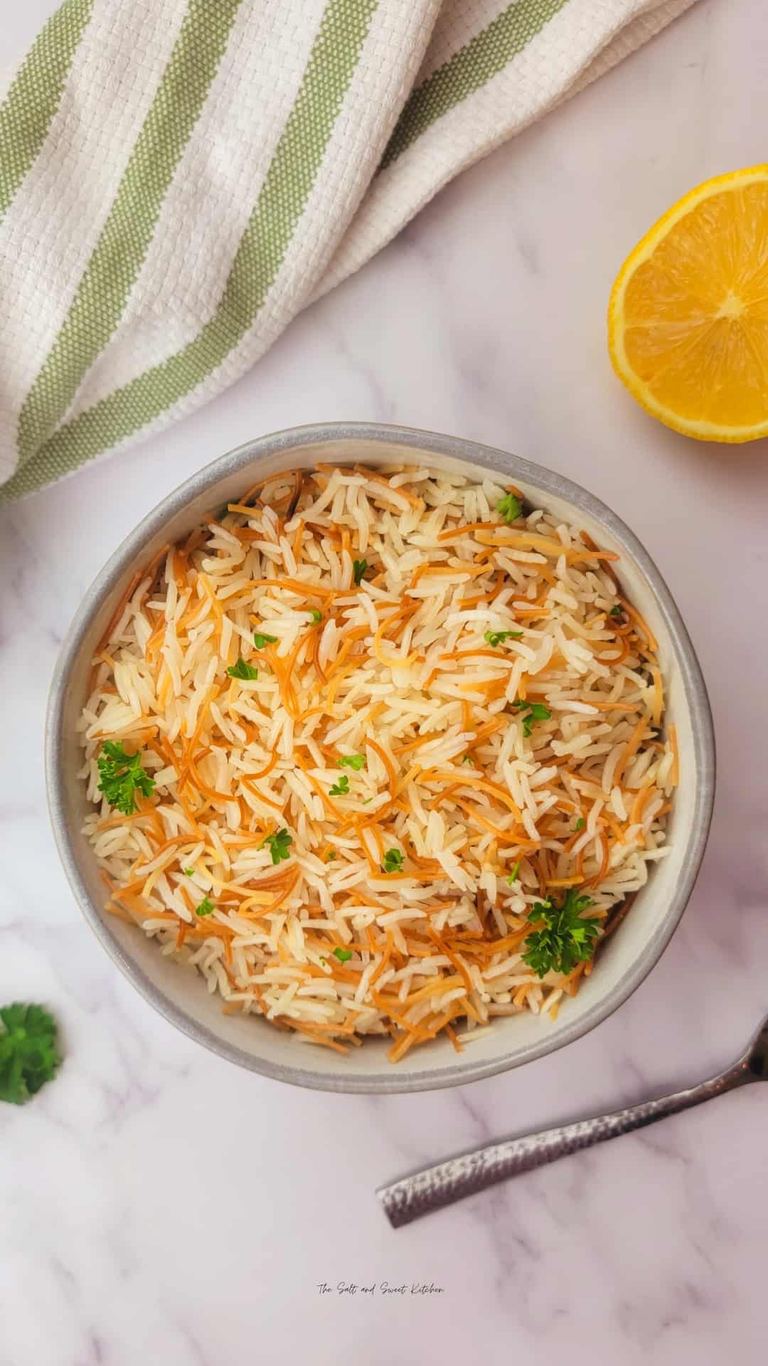 Lebanese Rice- The Salt and Sweet Kitchen