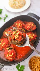 Lebanese stuffed artichokes
