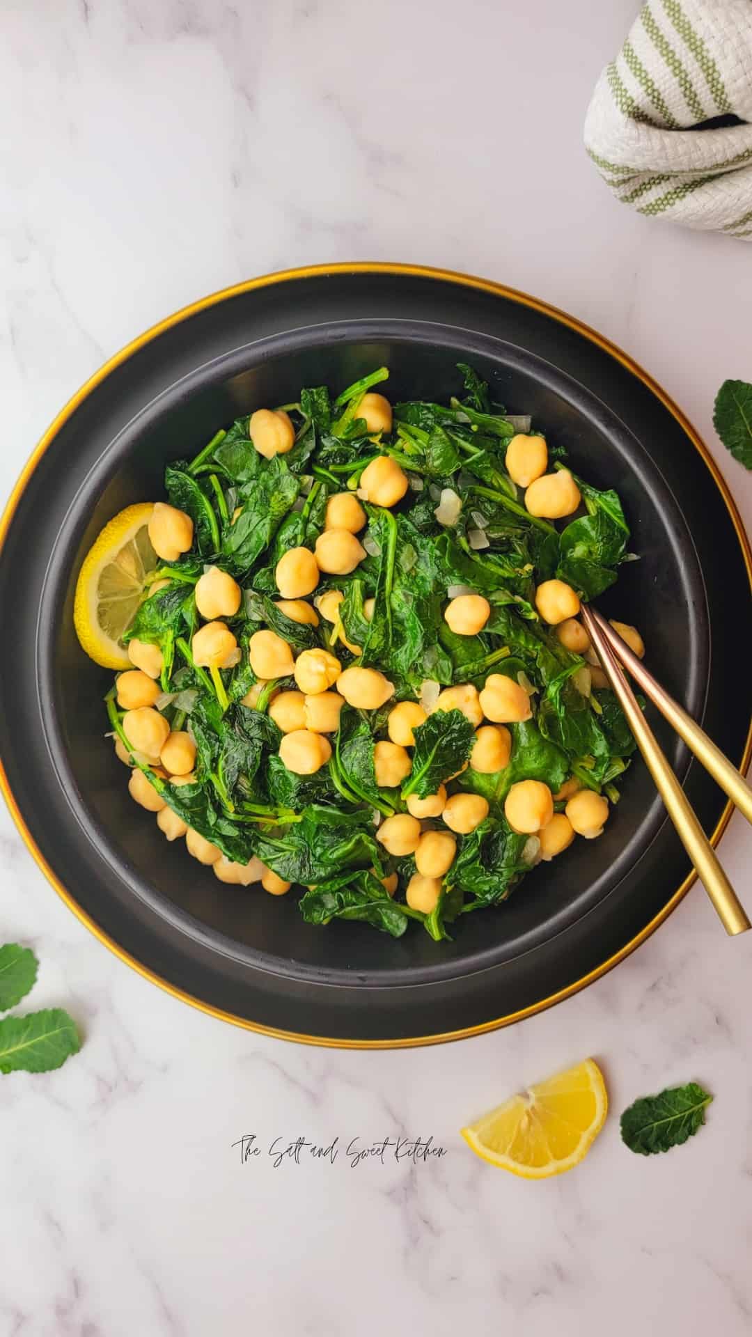 Sautéed Kale and Chickpeas The Salt and Sweet Kitchen