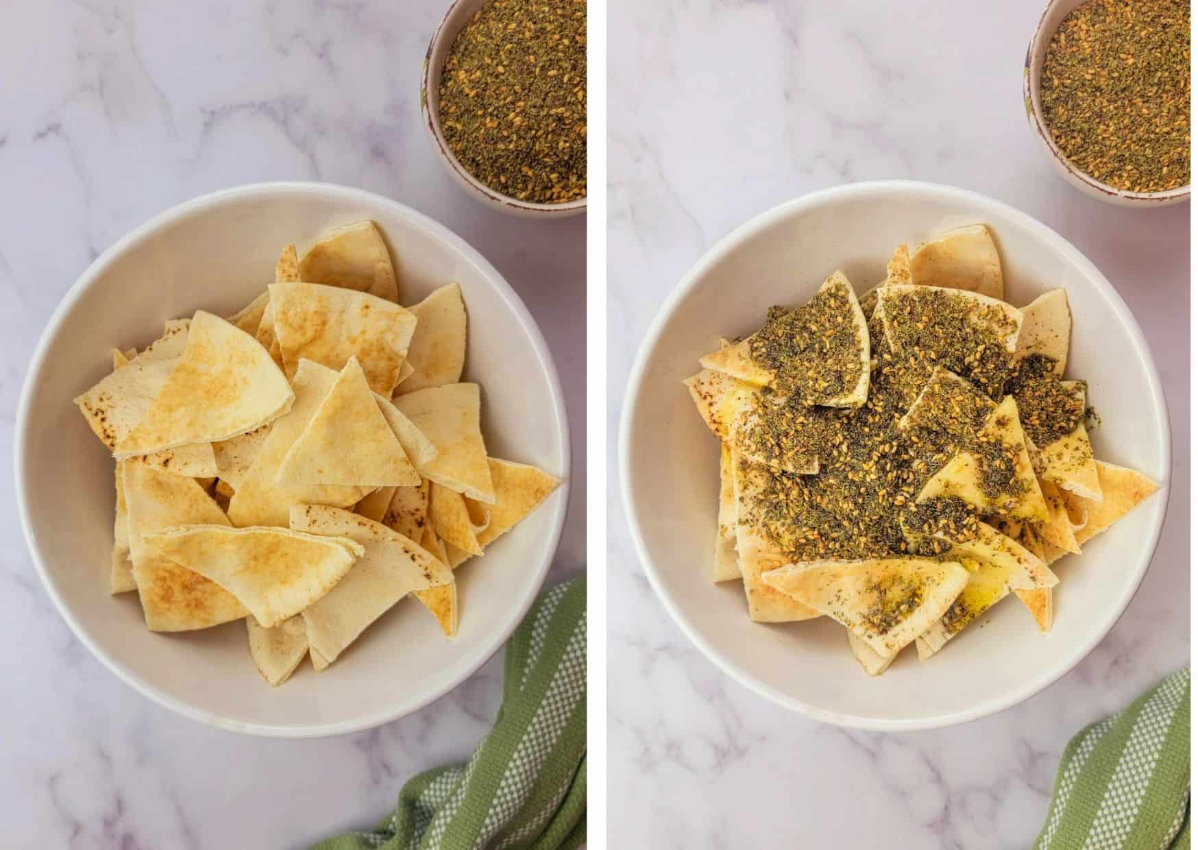 Baked Pita Chips with Zaatar The Salt and Sweet Kitchen