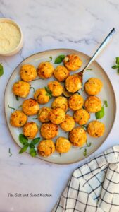 cheese Stuffed Chicken Meatballs