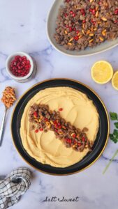 hummus with beef