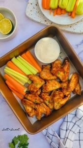 Crispy air fryer chicken wings