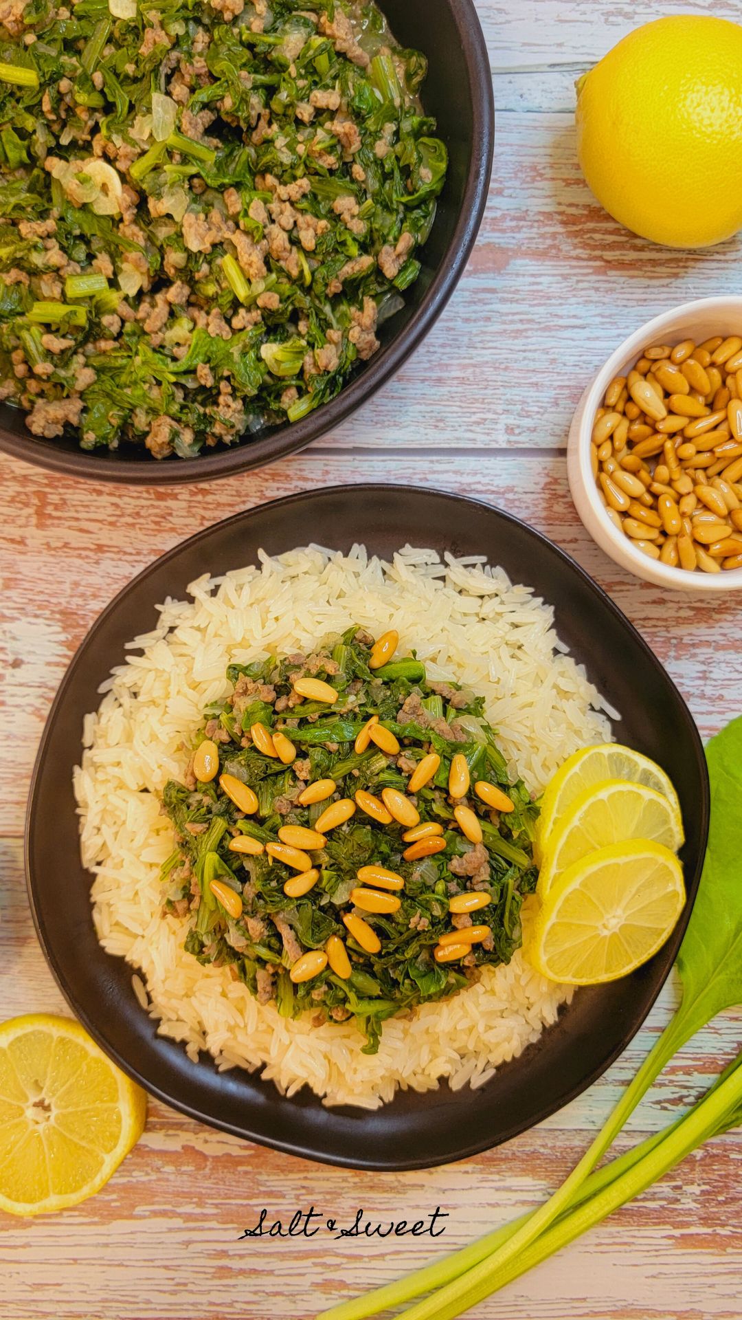 Lebanese Spinach Stew Salt & Sweet