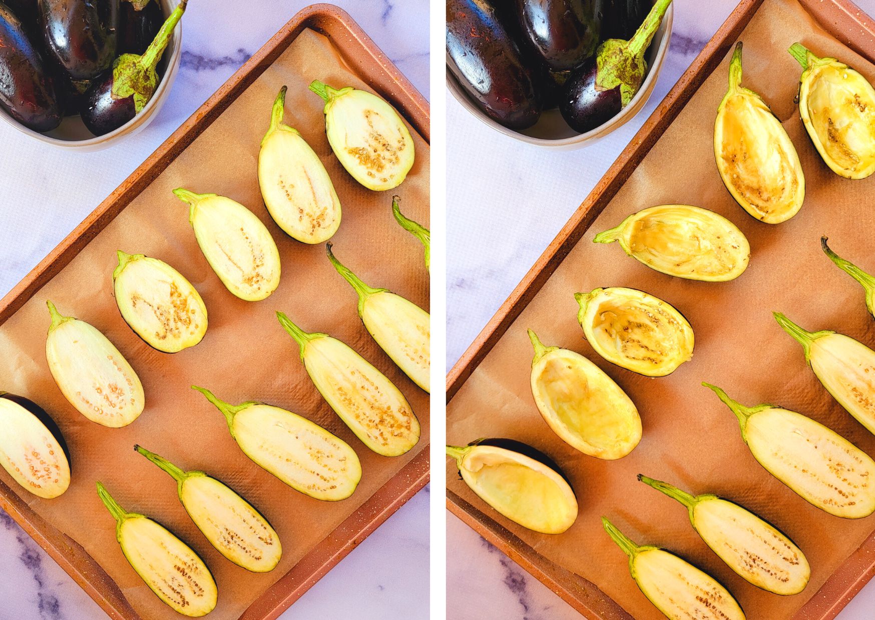 Stuffed Eggplant Boats with Ground Beef Salt & Sweet