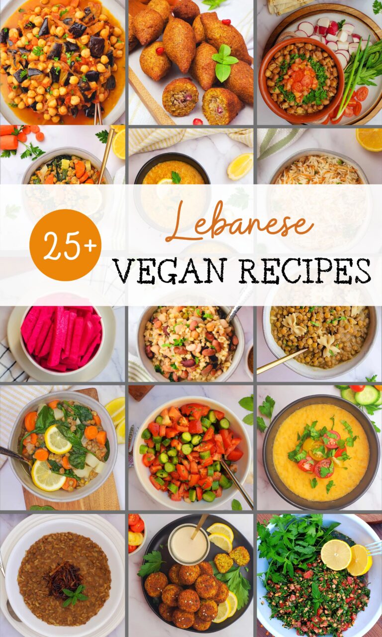 25+ Lebanese Vegan Recipes- Salt & Sweet